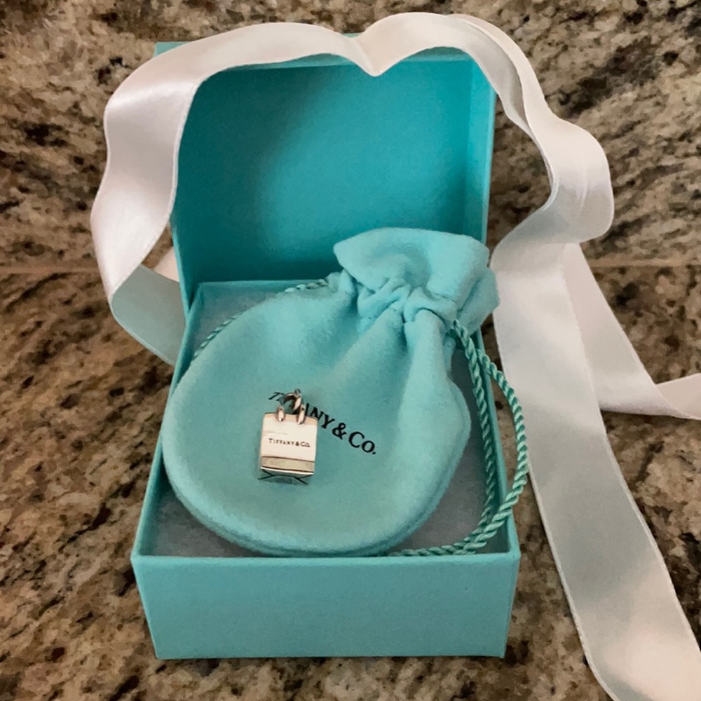 Tiffany & Co. shopping bag charm